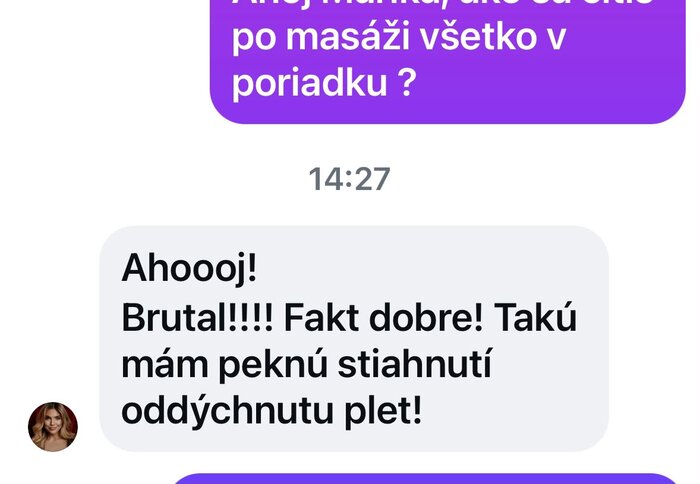 Odkaz od spokojnej klientky