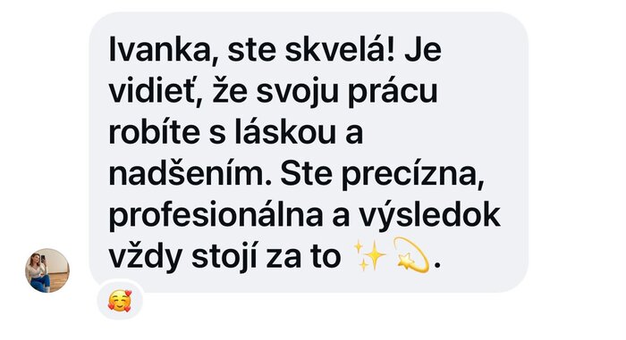 Odkaz od spokojnej klientky