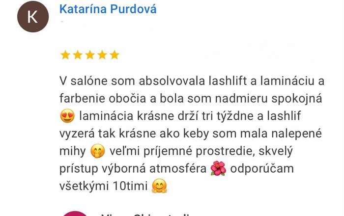 Recenzia klientky Katarína Purdová