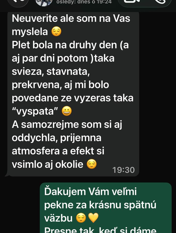 Odkaz od spokojnej klientky